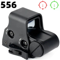 556 Red Dot Sight Optics Reflex Riflescope Airsoft Tactical Hunting Scope Holographic Dot Sights Adjustable Brightness 20mm
