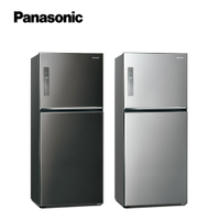 【台中配送免運含基本安裝】Panasonic 無邊框鋼板系列580L雙門電冰箱(NR-B582TV)
