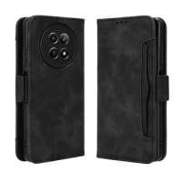 New Style For Realme 12 5G Premium Leather Wallet Leather Flip Multi-card slot Cover For OPPO Realme 12X 5G Realme12X Phone Case