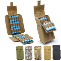 Hunting 25 Round 12GA 12 Gauge Ammo Bags Molle Shells Shotgun Reload Airsoft Magazine Pouches Bag for Milirary Army Tactical