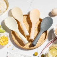 4Pcs Silicone Rice Spoon Rice Cooker Serving Spoons Nonstick Spatula Household High Temperature Food Shovel Kitchen Utensils