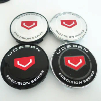 4pcs 68mm 64mm For VOSSEN Wheel Center Cap Hubs Car Styling Emblem Badge Logo Rims Cover 65mm Stickers Accessories