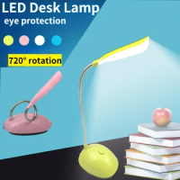 Lamp Table Lamp Bright LED Lamp Desk Lamp Foldable Portable LED Desk Lamp Student Children Eye Protection Study Read Table Light