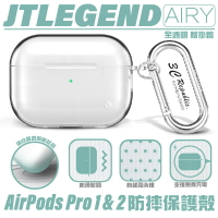JTLEGEND JTL Airy 全透明 防摔殼 保護殼 耳機殼 Airpods Pro 1 &amp; 2【APP下單最高22%點數回饋】