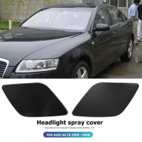 Car Headlight Spray Cover for Audi A6 C6 4F Q7 Automobiles Headlamp Washer Jet Nozzle Cap Automotive Exterior Parts