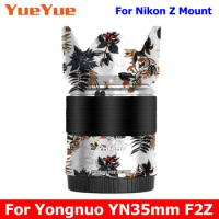 For Yongnuo YN35mm F2Z DF DSM Decal Skin Vinyl Wrap Film Camera Lens Body Protective Sticker Protector Coat YN35 35mm F2 35 F/2