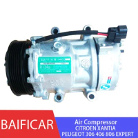 Baificar Brand New 7 Cylinder SD7V16 AC Air Compressor For Citroen Xantia Peugeot 306 307 308 408 406 806 EXPERT