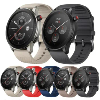 Silicone band Bracelet For Huami Amazfit GTR 4 Smart Watch Wristband For Amazfit GTR 47mm GTR3 GTR2 GTR3 Pro GTR 2e Wrist Strap