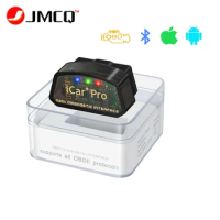 JMCQ Bluetooth 4.0 Mini iCar Pro Elm 327 OBD II Scanner OBD Car Diagnostic Tool Code Reader for Android for IOS OBD2