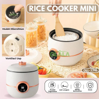 【COD】RICE COOKER MINI LOW CARBO STAINLESS PENANAK NASI 1.6L 300W SERBAGUNA MULTIFUNGSI Ventilasi Uap