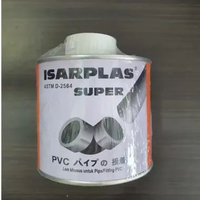LEM PIPA PVC ISARPLAS KALENG 400GR / LEM PIPA PARALON ISARPLAS