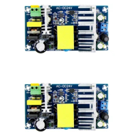 Promotion! 2X AC 110V 220V To DC 24V 6A AC-DC Switching Power Supply Board Module Buck Converter 100W XK-2412-24 DC Power Supply