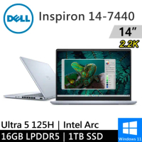 DELL Inspiron 14-7440-R1508LTW-SP1 14吋 藍(16G/1TB SSD)特仕筆電