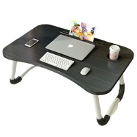 Small table laptop table dormitory lazy table student learning writing desk desk bed folding small table