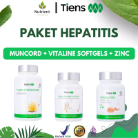 Paket Hepatitis (Tiens Muncord, Vitaline Softgels, Zinc) Halal dan BPOM Original