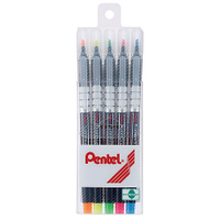 Pentel 飛龍牌 S512-5 螢光筆 五色裝