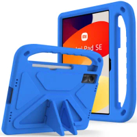 Kids case for Redmi Pad SE 2023 ShockProof EVA Full Body Tablet cover for Xiaomi redmi pad 11 inch Stand case