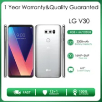 LG V30 V300 4GB+64/128/256GB Refurbished-Original Unlocked Phone 6.0inch Wifi Cheap Cell Phone Free Shipping Fast Charging