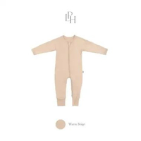 Little Palmerhaus - Baby Sleepsuit 16.0 (Jumpsuit Bayi) 9 MONTHS WARM BEIGE