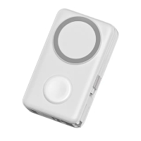 【mimax 米覓】W19 20000mAh 15W 雙孔輸出 三合一磁吸無線充支架行動電源(Magsafe)