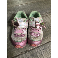 <二手童鞋>moonstar 月星 粉白 女童運動鞋 15cm