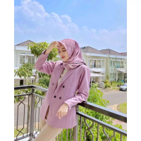 Jas wanita blazer / jas blazer wanita formal / blazer wanita High Panjang