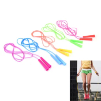 1 PCS 2.4m Colorful Speed Wire Skipping Adjustable Jump Rope Fitness Sport Exercise Cross Fit Student Kids