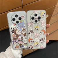 เคสการ์ตูน, สำหรับ Xiaomi Redmi 14C, POCO C75, Mi 14T, 14T Pro, Labubu, ลายน่ารัก, ทำจากซิลิโคนนิ่ม,
