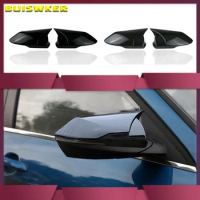 for Hyundai Elantra Avante CN7 2021 ABS rearview mirror protective shell Chrome carbon fiber decorative horn cover exterior