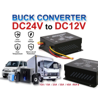 24V to 12V Car DC Power Electric Buck Transformer Converter 10A 15A 20A 30A 45A 60A Truck Lorry Bus