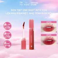 [NEW] Son Tint Bóng One Shot INTO YOU Lên Màu Đậm Nét, Nhẹ Tênh Bám Môi 2.2g