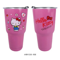 【生活工場】Hello Kitty冰霸杯&amp;帆布提袋組(Hello Kitty 三麗鷗 布丁狗 酷企鵝 庫洛米 兒童 正版授權)