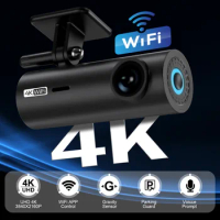 4K 2160P WiFi Car DVR Dash Cam Camera 2K 1600P 24H Parking Monitor APP Control Car Driving Video Recorder for all cars