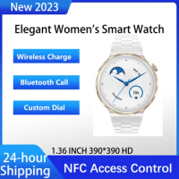 Bluetooth Call Smart Watch Women 1.32 inch 390*390 HD Screen Ladies Smartwatch Heart Rate Blood Pressure Monitor Women's Watches