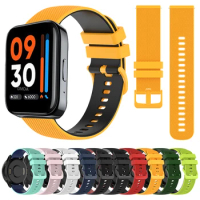 Silicone Band For Realme Watch S Pro Strap For Realme Watch 3 2 Pro Bracelet 20mm 22mm Replacement Sports Wristbands Accessorie
