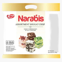 Naraya nougat crispy / cemilan coklat