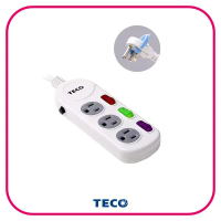【TECO】 東元 三開三插電源延長線(1.8M) XYFWL23R6