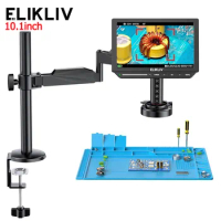 Elikliv EM4K-AF Flex 10.1'' Autofocus Digital Microscope 4K Soldering Microscopio for Electronics 20