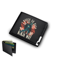Dompet Lipat Kulit Sintetis My Ninja Way Men Fashion Letter Wallet