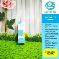 PROVE D3 DROPS 400 IU 12,5 ML SUPLEMEN VITAMIN D UNTUK BAYI, ANAK, DAN TULANG