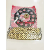 GIR GEAR DEPAN BELAKANG SET RANTAI KLX150 KLX 150 BF DT S L 520 46 11 12 13 520 46 VZM Gir depan bis