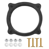 Hot 385310063 Floor Flange Seal And Mounting Kit Replacement For Select Dometic/Sealand RV Toilet Black