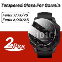Tempered Glass For Garmin Fenix 7 7X 7S 6X Pro 6S Pro 5 SmartWatch Screen Protector Protective Film For Garmin Fenix 7 Accessory