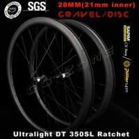 700c Gravel Carbon Wheels Disc Brake 28mm DT 350 Sapim CX Ray / Pillar 1420 Cyclocross Center Lock UCI Approved Road Wheelset