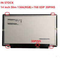 14'' LCD For Lenovo ThinkPad T470 T470s T470p E470C E475 E470 laptop slim led display 30pin 1366x768