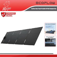 EcoFlow Solar Panel Portable 60-Watt Compact Size - ECOFLOW 60W Portable Solar Panel