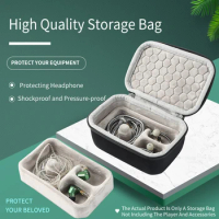 Carrying Case Storage Box for Sony IER-M7 M9 Z1R Earbud Headphones Earphone Hard Shell Bag Cover for QULOOS QA361 MP3 Player