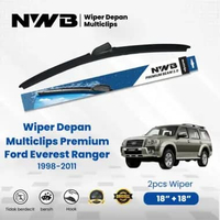 Wiper Mobil Multiclips Premium Ford Everest Ranger 1998-2011 (NNB WPM 18" & 18")