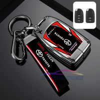Car Key Case Cover, for Vios and Toyota All-New Yaris 2018-2024, Key Protector Holder, Car Accessori