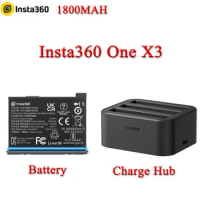 Insta360 ONE X3 Battery or Fast Charge Hub For Insta 360 ONE X3 1800MAH Original Accessories